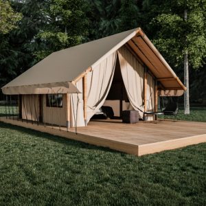 Пaлaтка для глэмпинга 5×5.5 м Safari-Tent